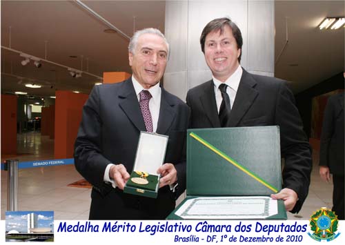 Célio Ribeiro e Michel Temer