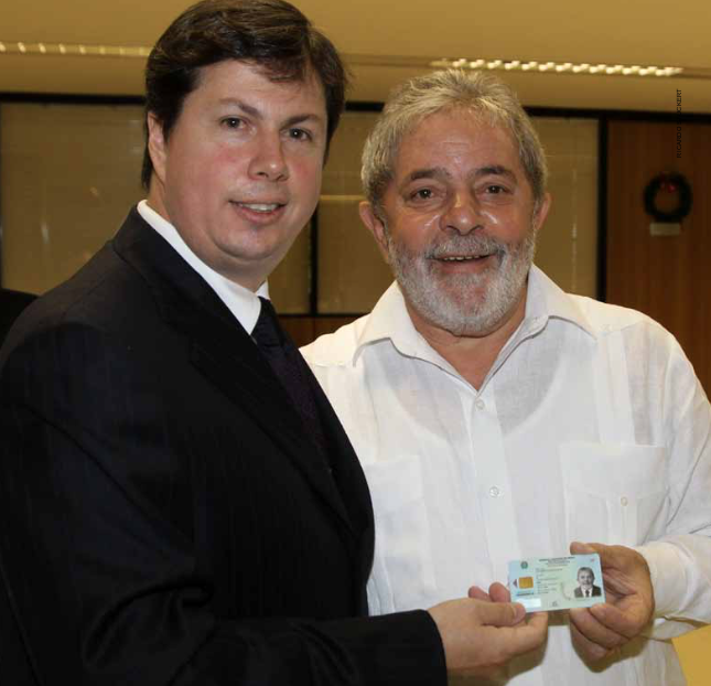 Célio Ribeiro e o Presidente Lula